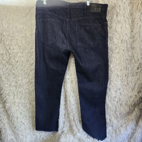 Armani Jeans J21 Dark Wash Button-Fly Denim Jeans Men's 38? Read description - Picture 2 of 7